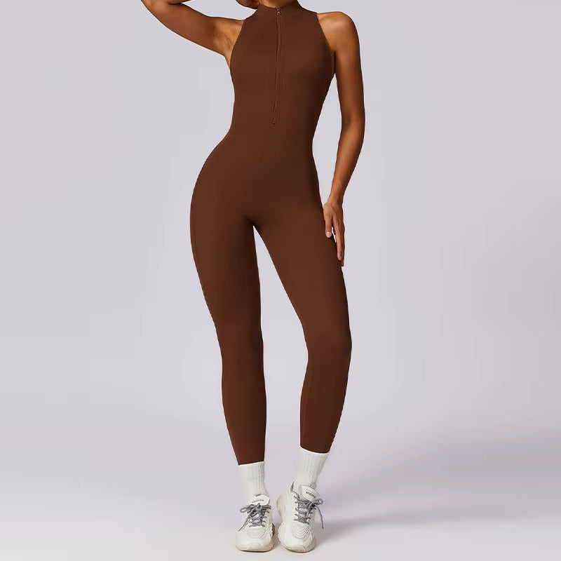 V-Back Sleeveless Fitness Suit